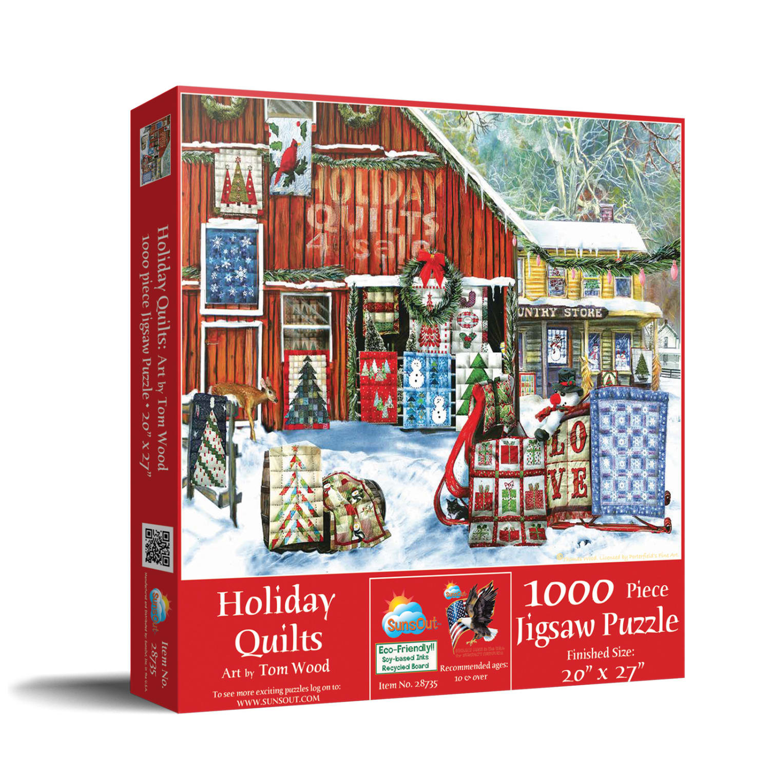 Holiday Quilts 1000 Piece Jigsaw Puzzle
