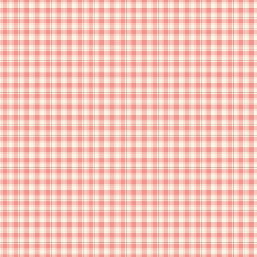 Pink and cream checkered pattern