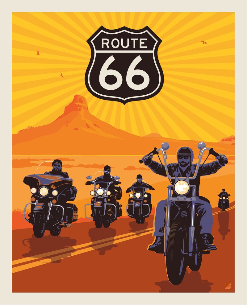 Route 66 Panel