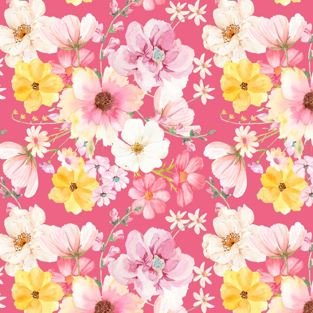Painted Petals 1 Yard Cut