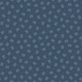 Pattern of blue bows on a dark blue background