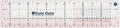 Lori Holt Cute Cut Rectangle Ruler | Small Acrylic Quilting Ruler (1.5 in x 6.5 in)