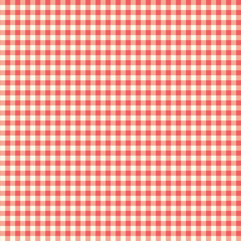 Red and white checkered pattern
