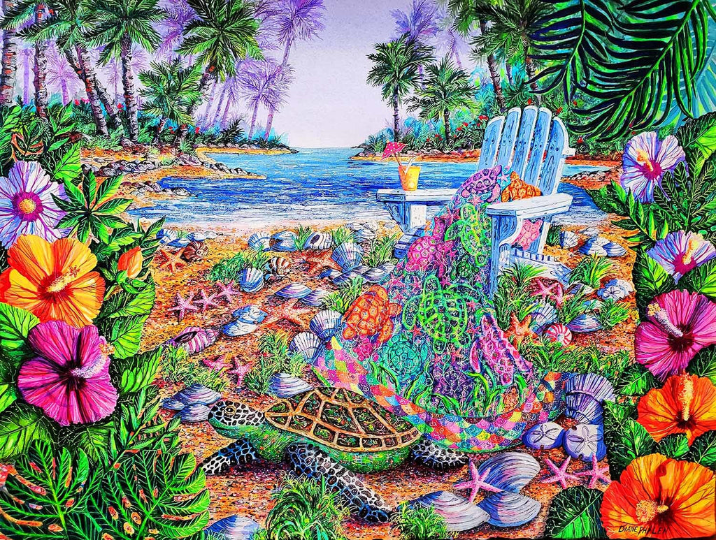 Tropical Breeze 500 Piece Jigsaw Puzzle