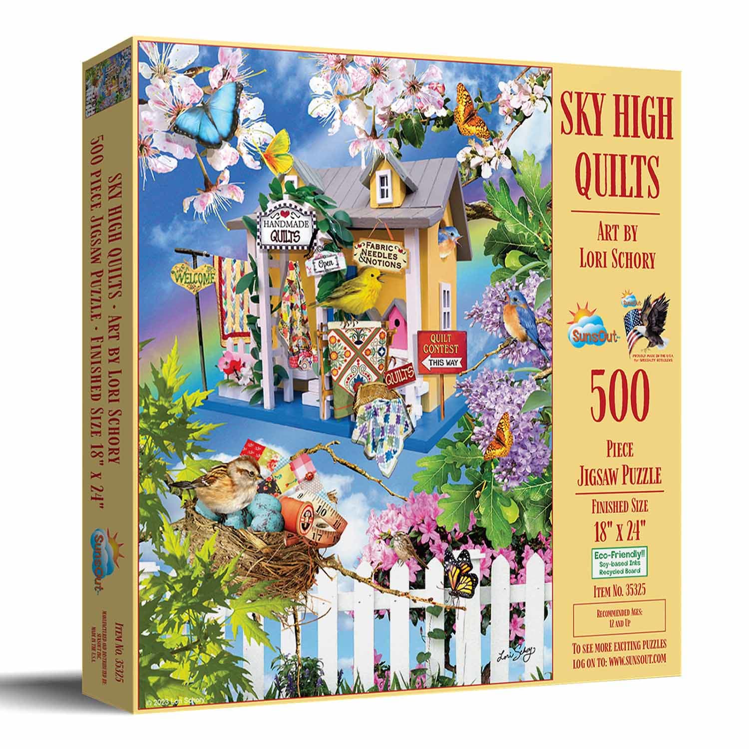 Sky High Quilts 500 Piece Jigsaw Puzzle