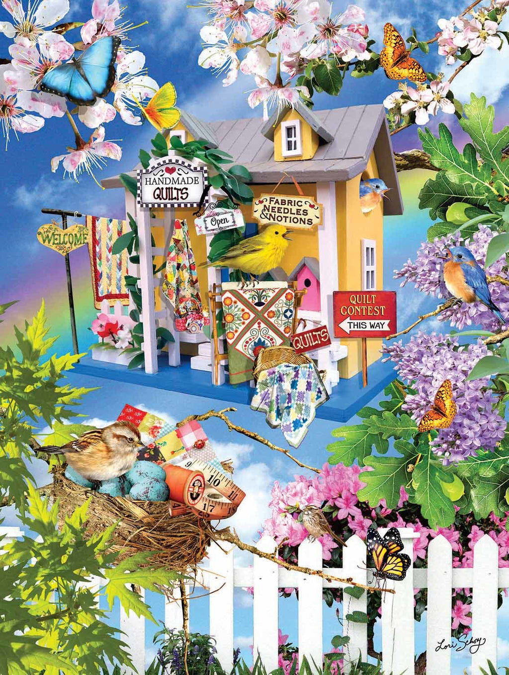 Sky High Quilts 500 Piece Jigsaw Puzzle
