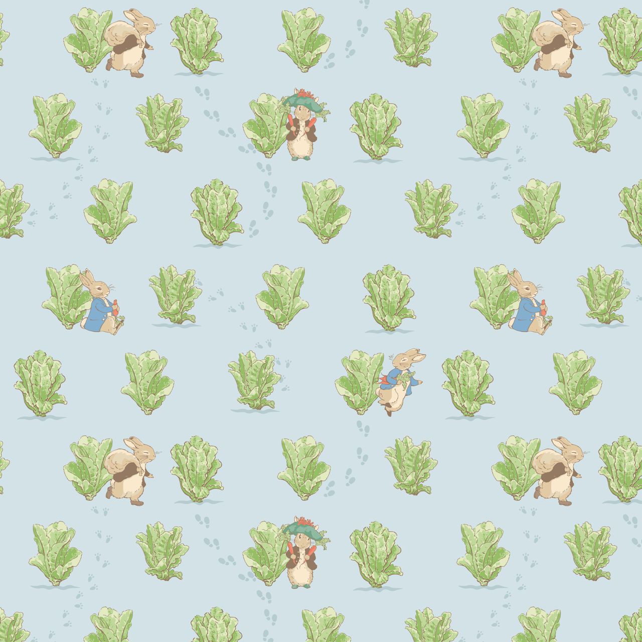 Peter Rabbit and Benjamin Bunny 1 Yard Cut