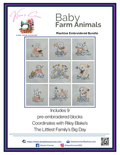Baby Farm Animals Embroidery Bundle