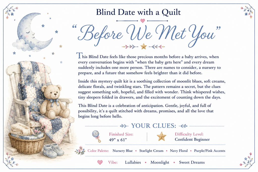 Blind Date with a Quilt - Small (3Yds)
