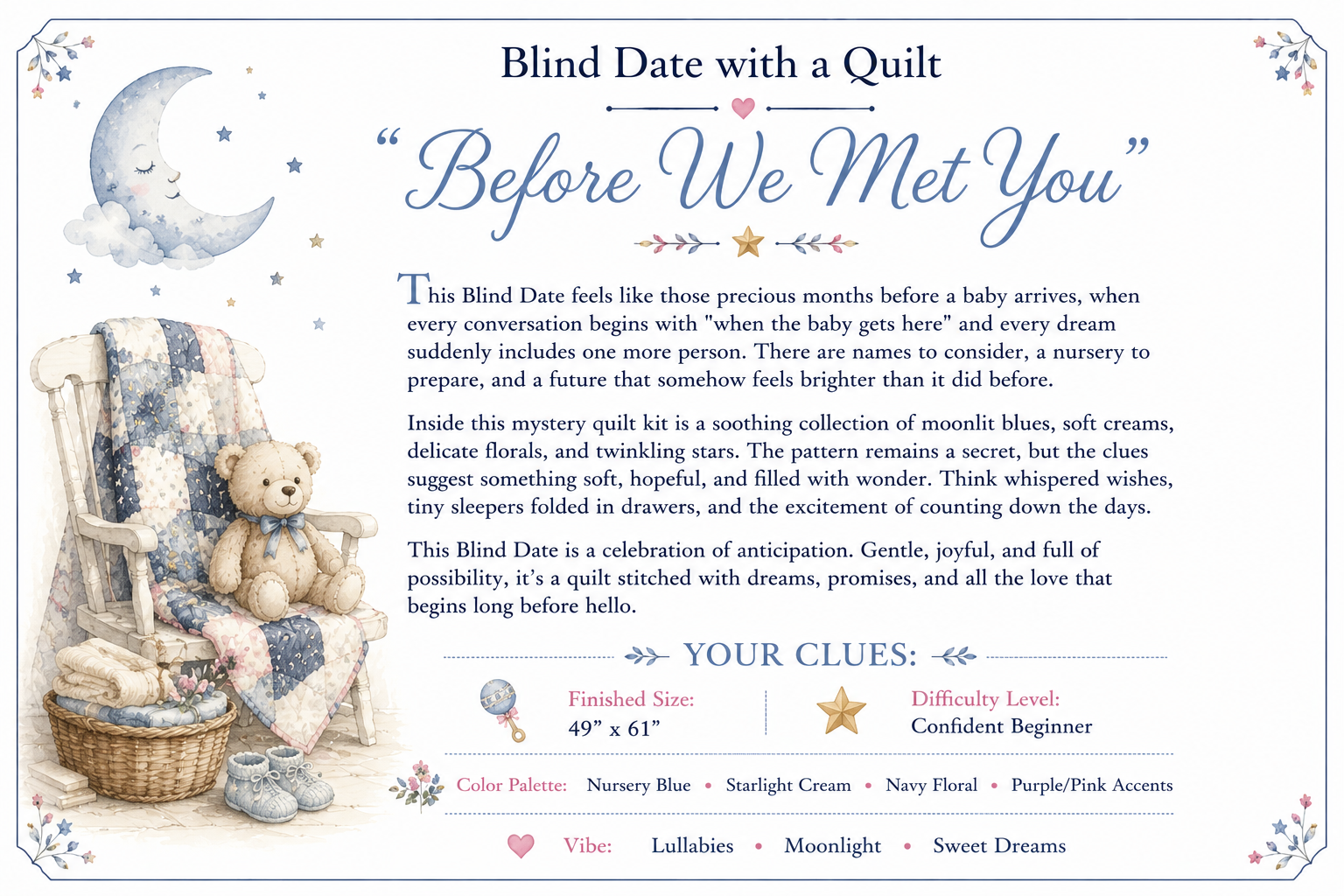 Blind Date with a Quilt - Small (3Yds)