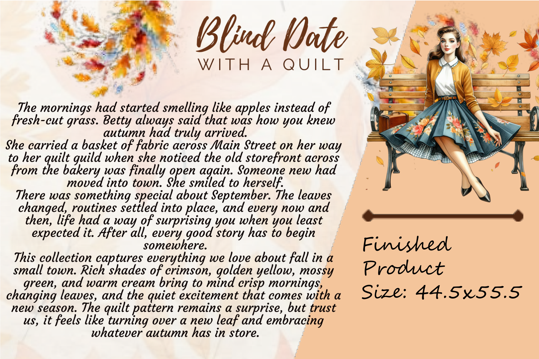 Blind Date with a Quilt (3 Yard) - Threads and Tales Series