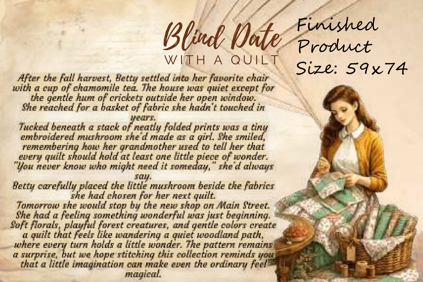 Blind Date with a Quilt (5 Yard) - Threads and Tales Series