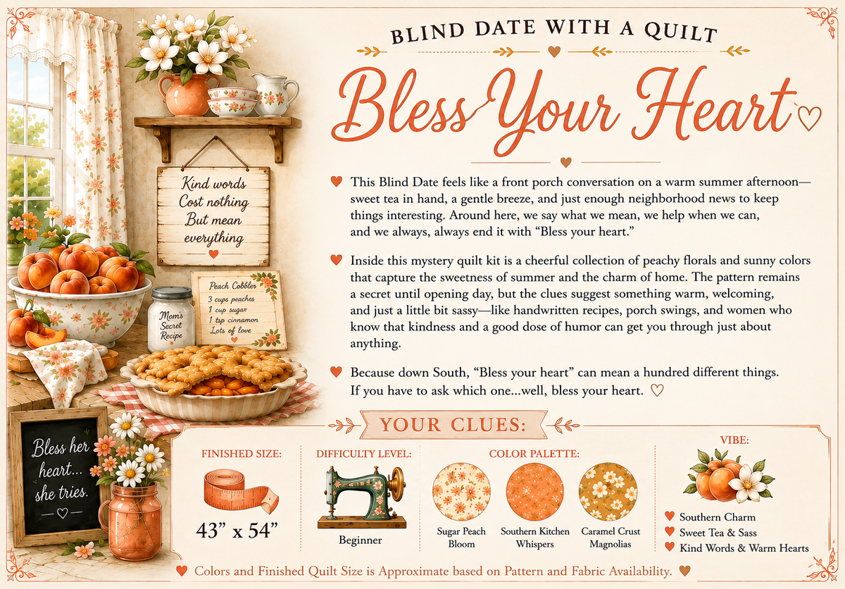 Blind Date with a Quilt (3 Yard) - Foundations Series
