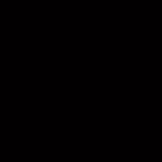 Solid black square