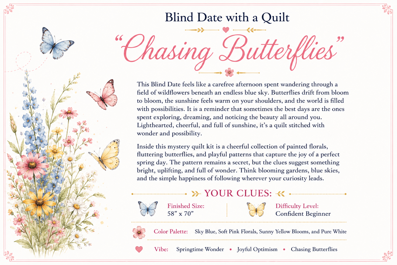 Blind Date with a Quilt - Large (5Yds)