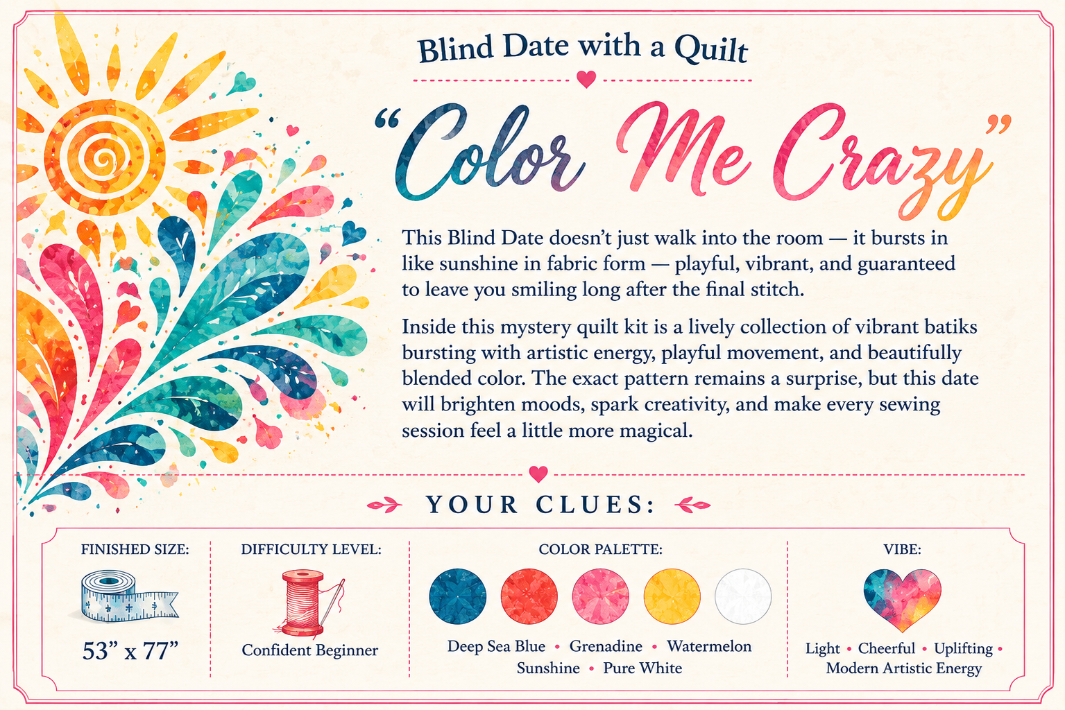 Blind Date with a Quilt (5 Yard) - Foundations Series