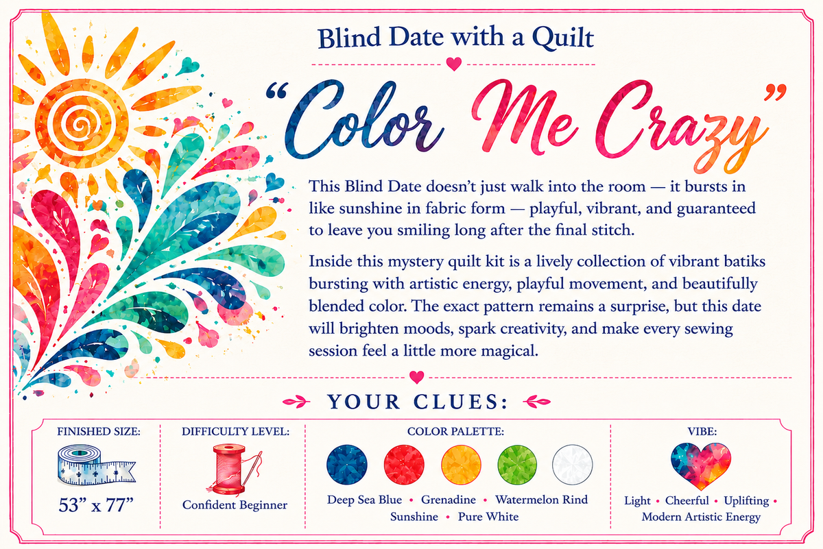 Blind Date with a Quilt (5 Yard) - Foundations Series