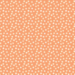 Pattern of small white dots on a peach background