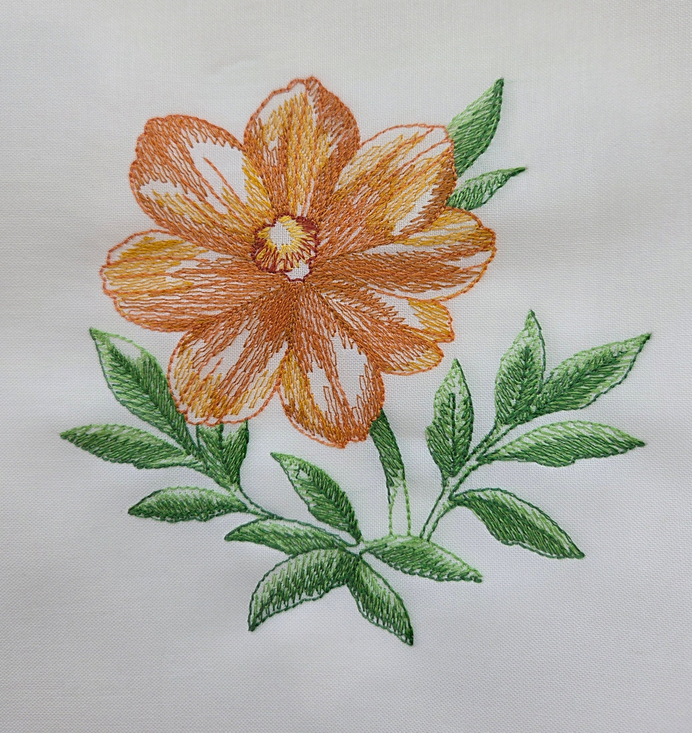 Cosmos Beauty Machine Embroidered Square