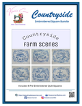 Countryside Farm Scene Embroidered Bundle