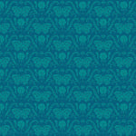 Teal patterned background with small shapes