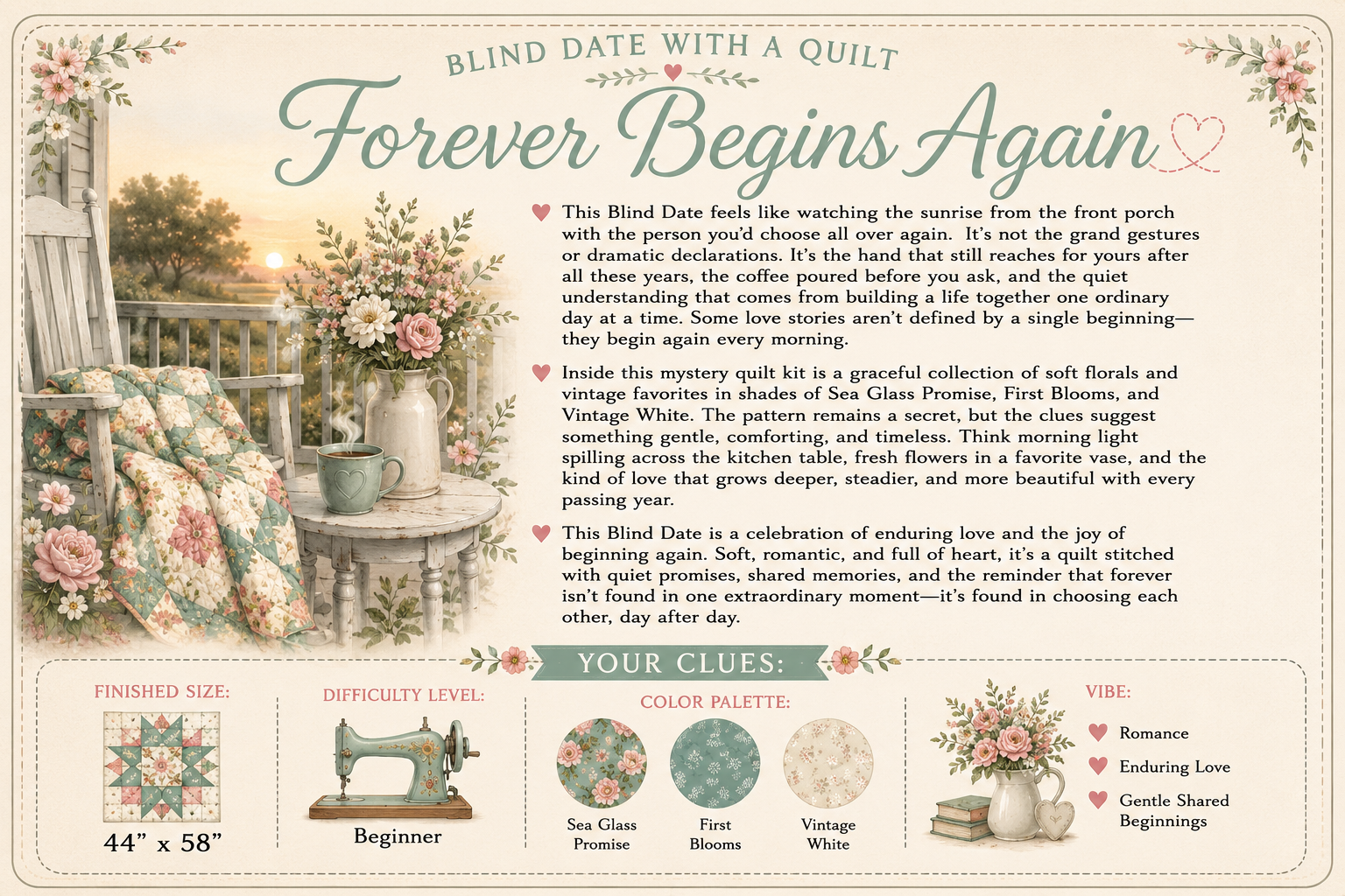 Blind Date with a Quilt (3 Yard) - Foundations Series