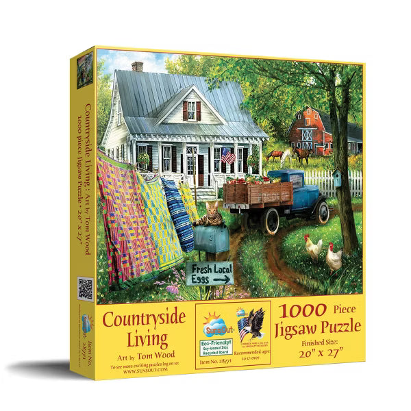 Countryside Living 1000 Piece Jigsaw Puzzle