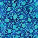 Blue floral pattern on a blue background