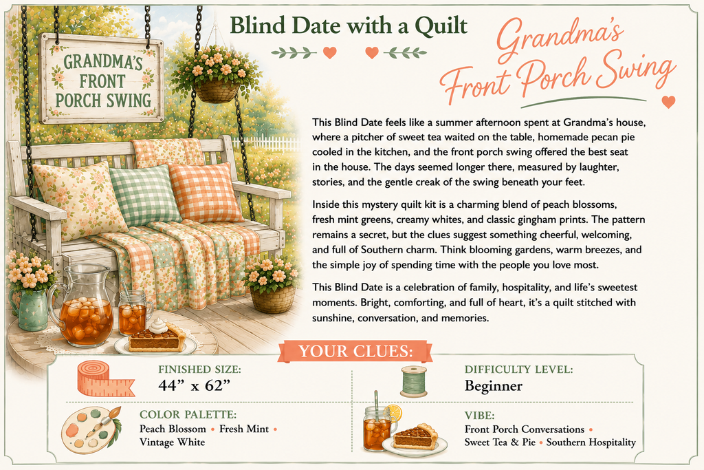 Blind Date with a Quilt (3 Yard) - Foundations Series