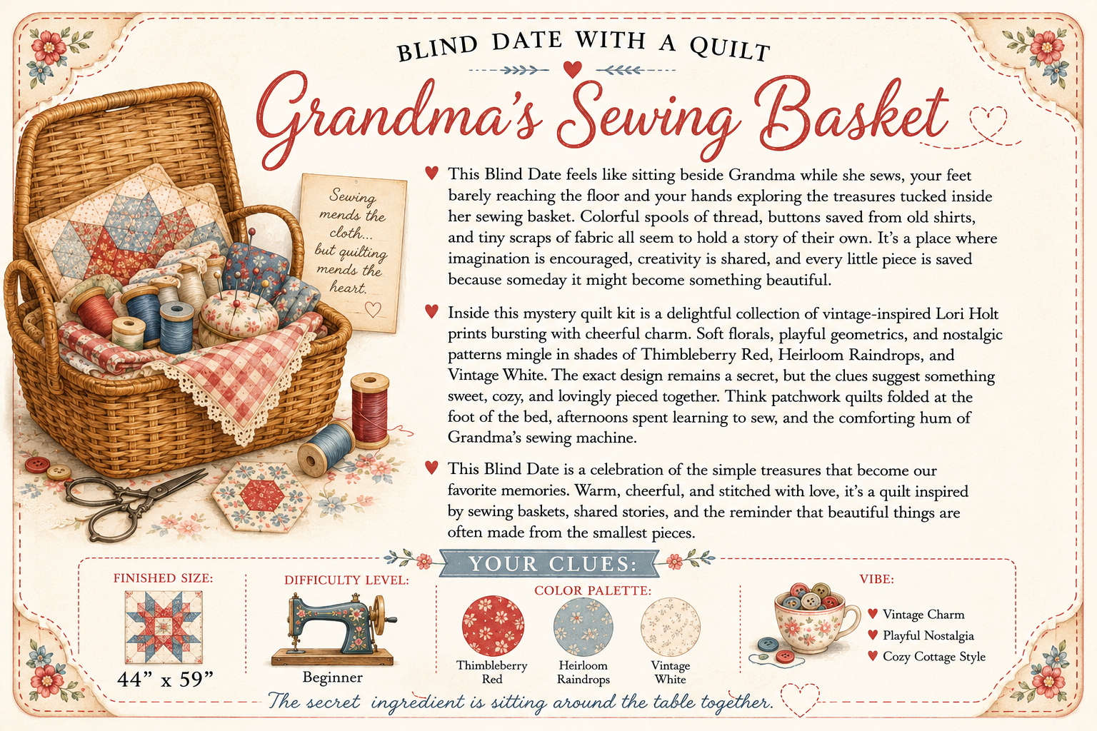 Blind Date with a Quilt (3 Yard) - Foundations Series