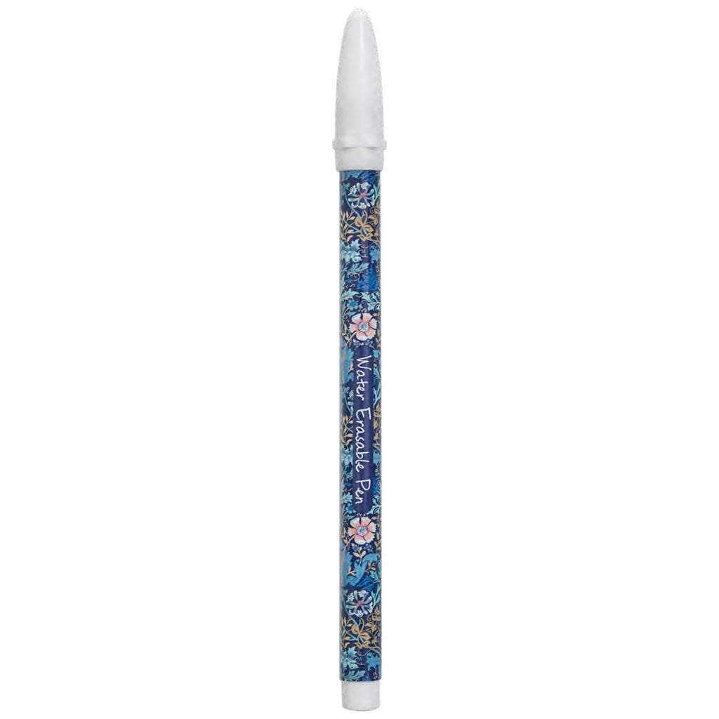 Blue Floral Wipe-Off Fabric Marker