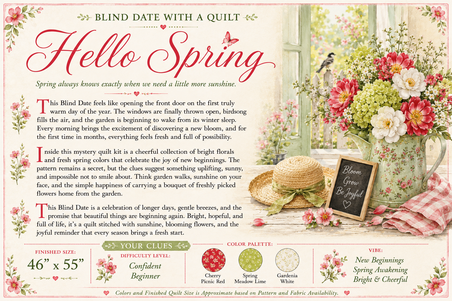 Blind Date with a Quilt (3 Yard) - Foundations Series