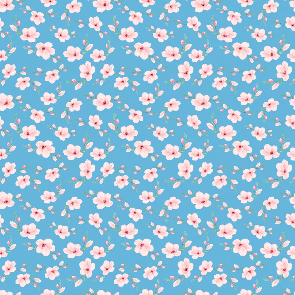 Painted Petals 1 Yard Cut
