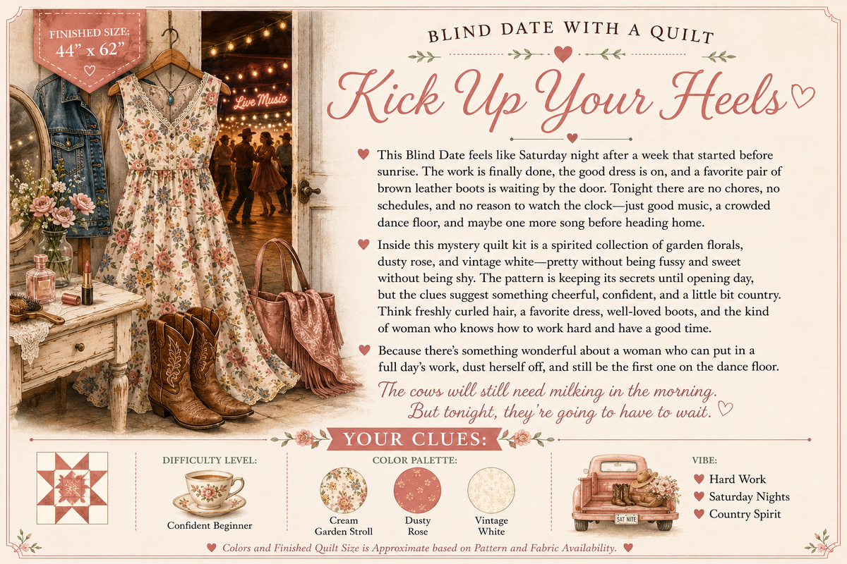 Blind Date with a Quilt (3 Yard) - Foundations Series