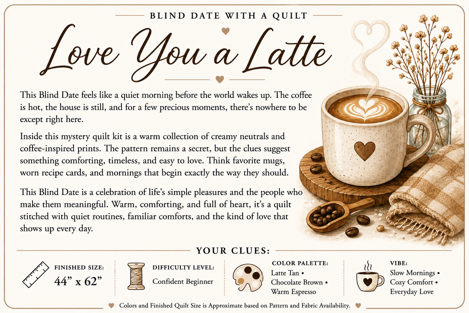 Blind Date with a Quilt (3 Yard) - Foundations Series