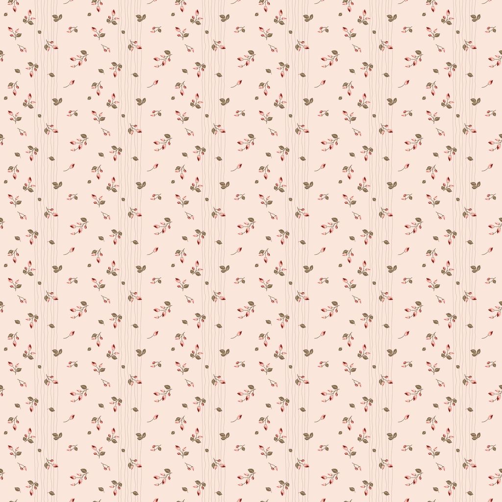 Floral pattern on a striped background