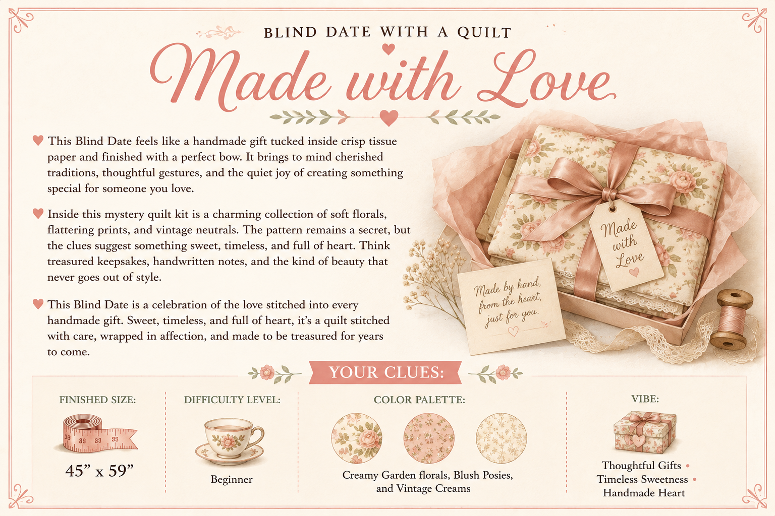 Blind Date with a Quilt (3 Yard) - Foundations Series