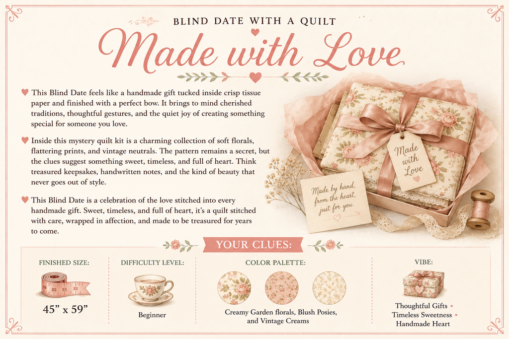 Blind Date with a Quilt (3 Yard) - Foundations Series