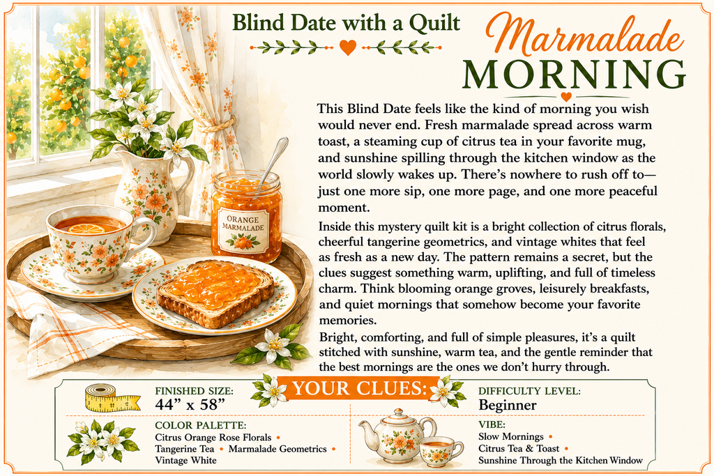 Blind Date with a Quilt (3 Yard) - Foundations Series