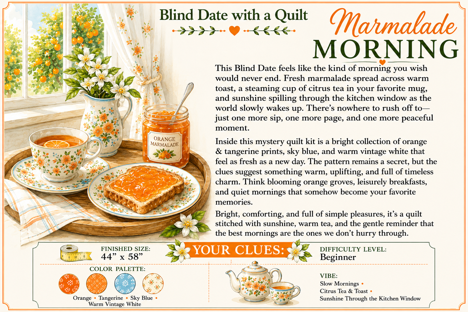 Blind Date with a Quilt (3 Yard) - Foundations Series