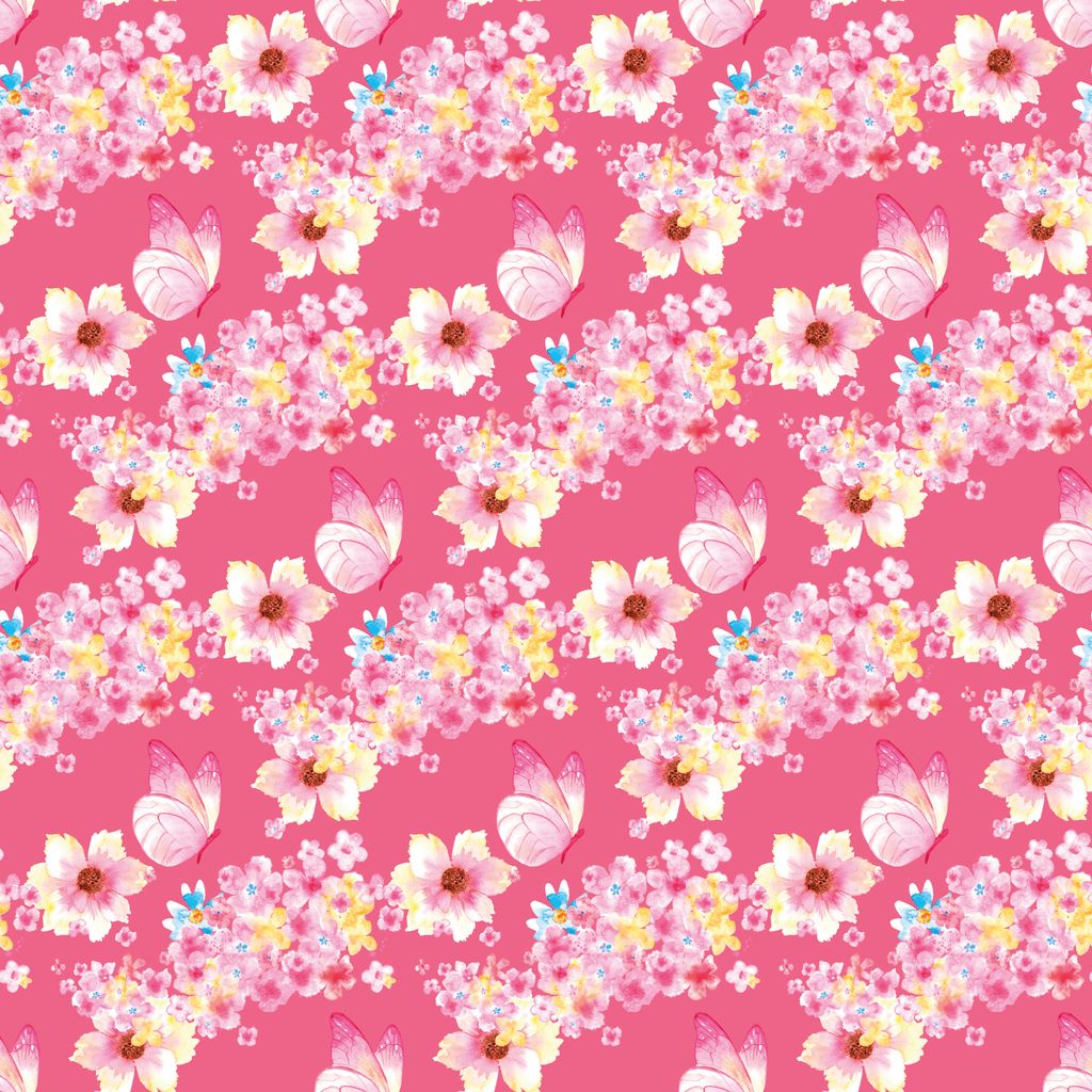Painted Petals 1 Yard Cut