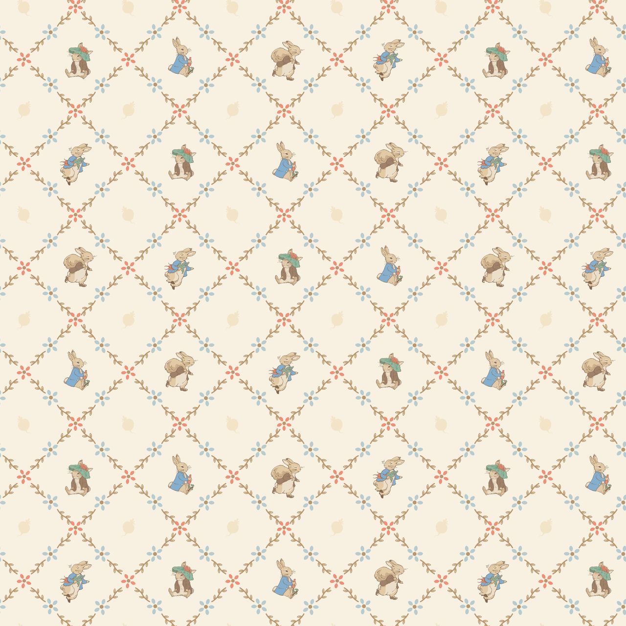 Peter Rabbit and Benjamin Bunny 1 Yard Cut