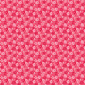 Pink floral pattern on a pink background