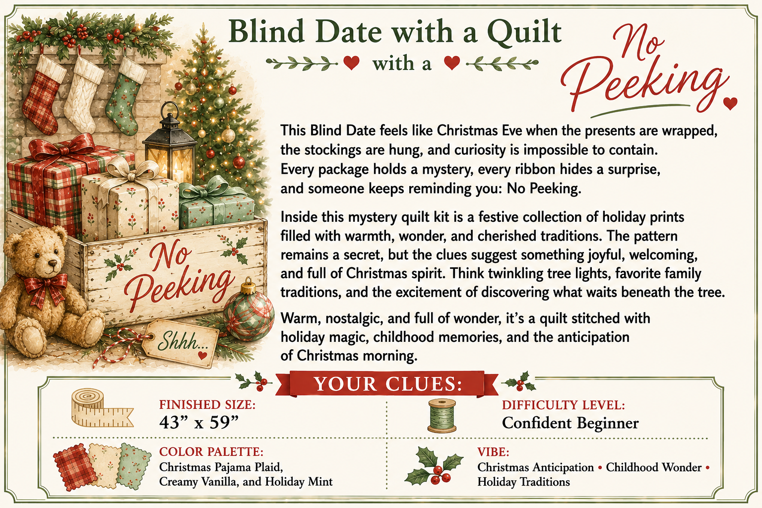 Blind Date with a Quilt (3 Yard) - Foundations Series
