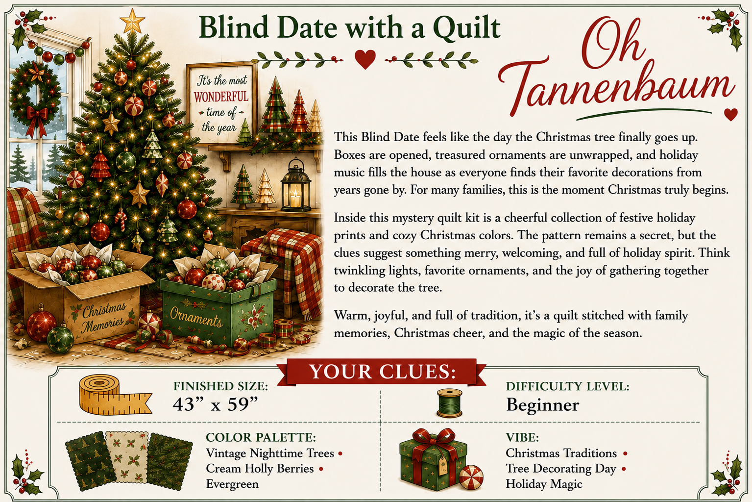 Blind Date with a Quilt (3 Yard) - Foundations Series