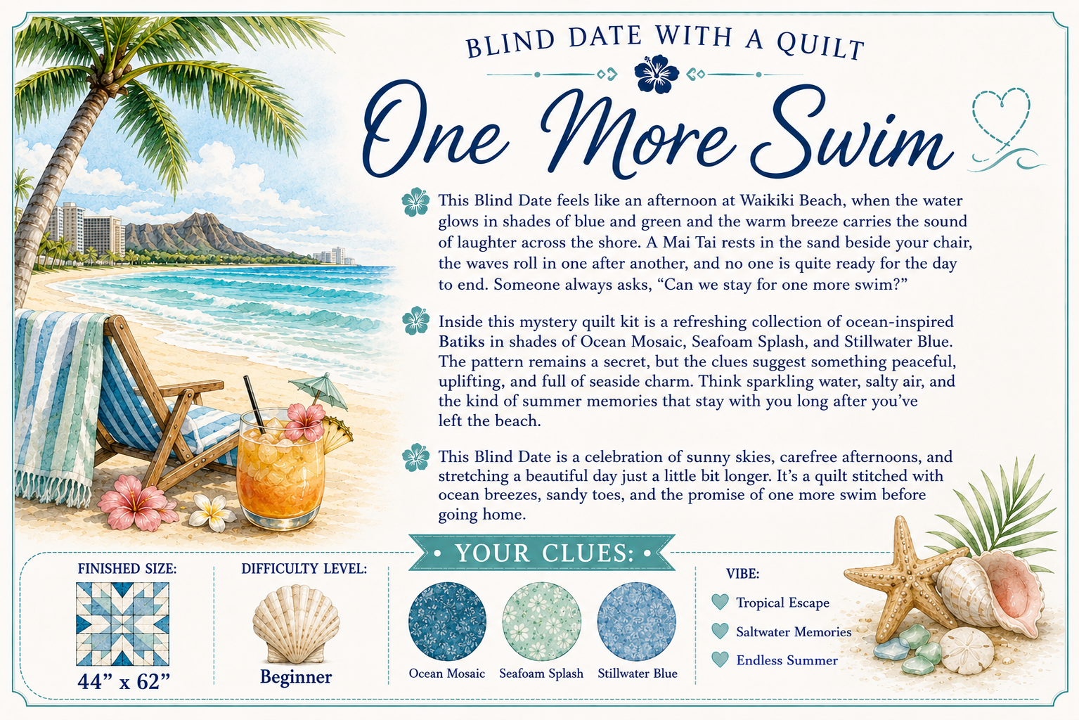 Blind Date with a Quilt (3 Yard) - Foundations Series