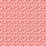 Small floral pattern on a pink background