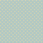 Patterned background with small geometric shapes on a teal and blue gradient