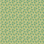 Pattern of small green trees on a light green background