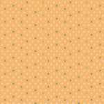 Small pattern of green leaves on a beige background